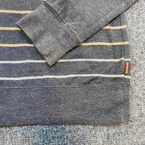 Hippy Tree Nomad Division Surf Stone Zip Up Light Hoodie Grey Pockets Men Small - Picture 5 of 9